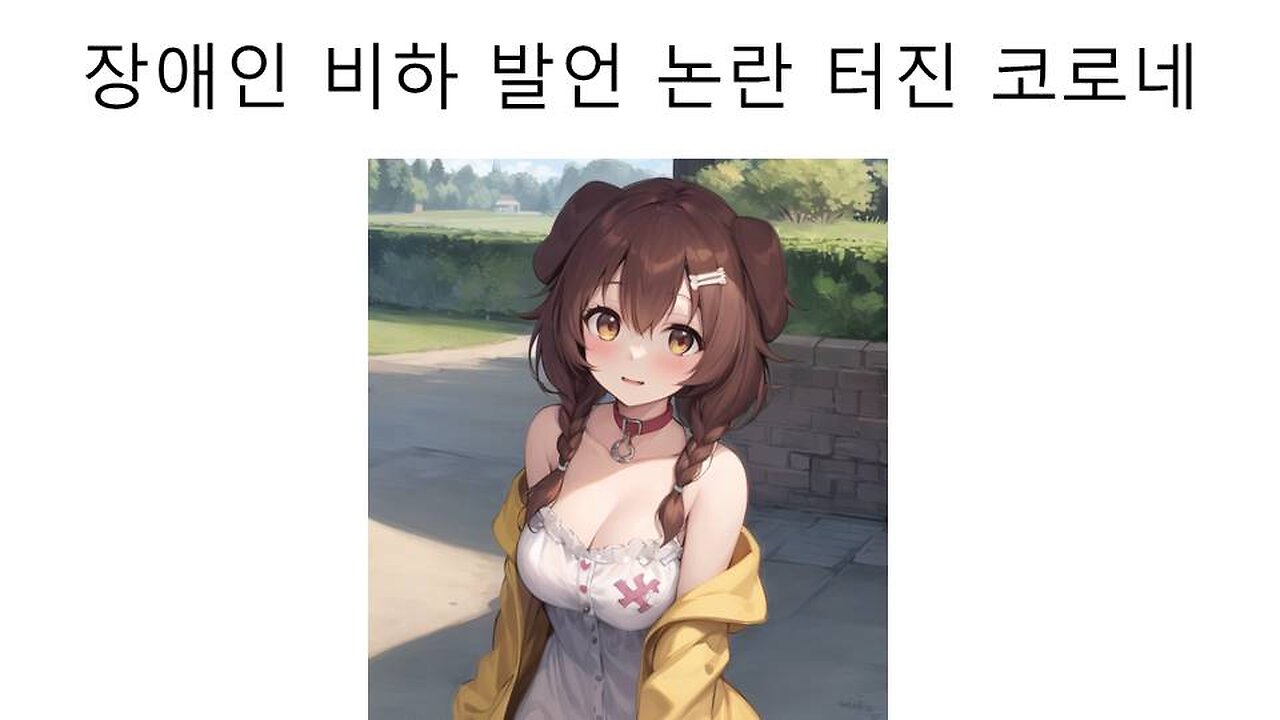 장애인 비하 발언 논란 터진 이누가미 코로네