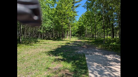 disc golf at North Bluff