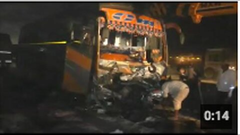 "Heart Attack Leads to Fatal Bus Crash, Claiming Nine Lives"