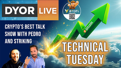DYOR Live - Trading Technical Tuesday, BTC , SUI, NQ, directions and WHY!