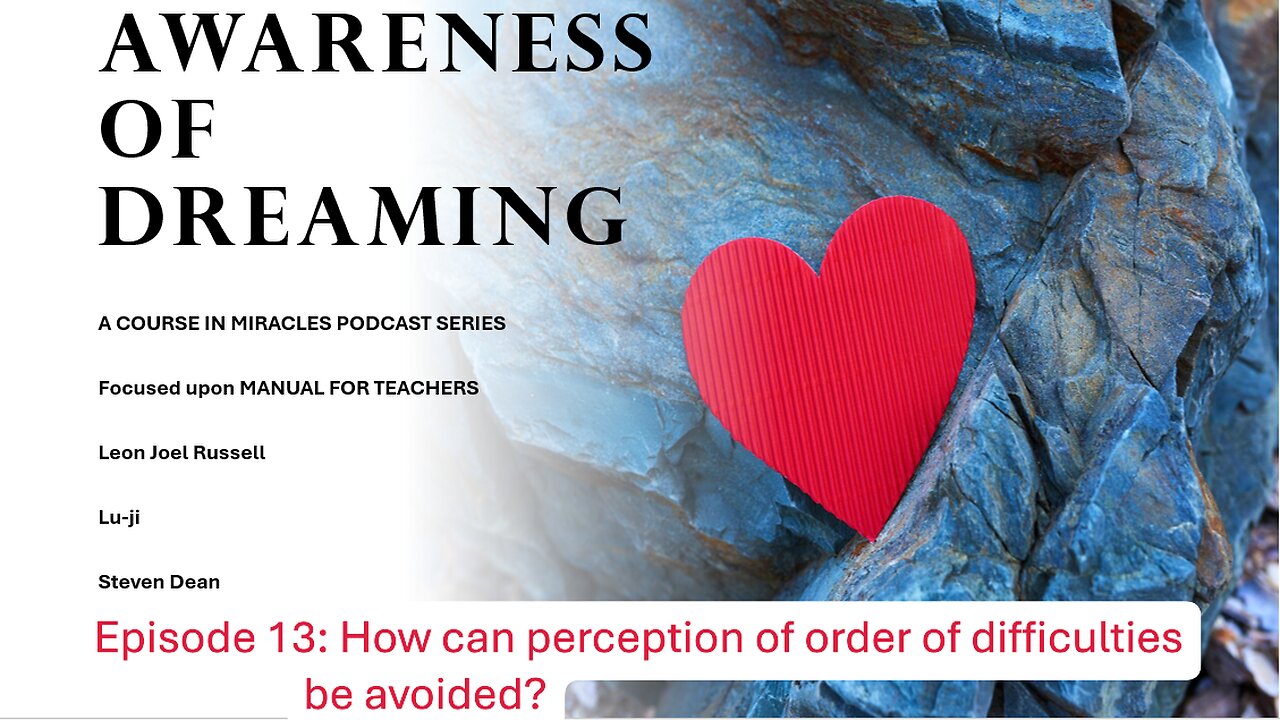 AOD Episode 13: How can perception of difficulties be avoided?