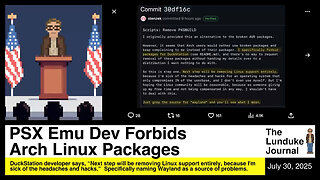 PSX Emu Dev Forbids Arch Linux Packages
