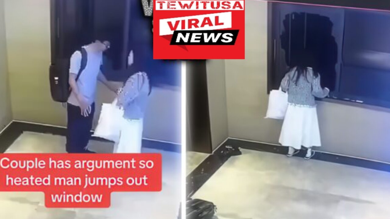 CCTV Footage Shows Shocking Moment Man Jumps from Window After Breakup with His Girlfriend