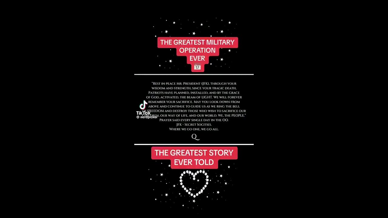 THE GREATEST STORY EVER TOLD ❤️