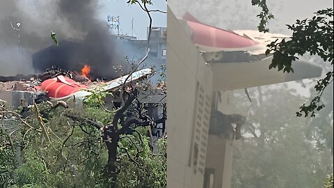 Air India Plane Crash in Ahmedabad | Flight AI171 to London Goes Down with 242 Onboard