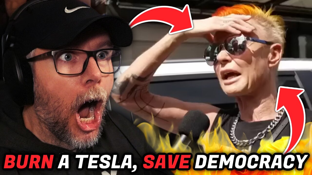 Tesla protestors are OUT OF CONTROL..