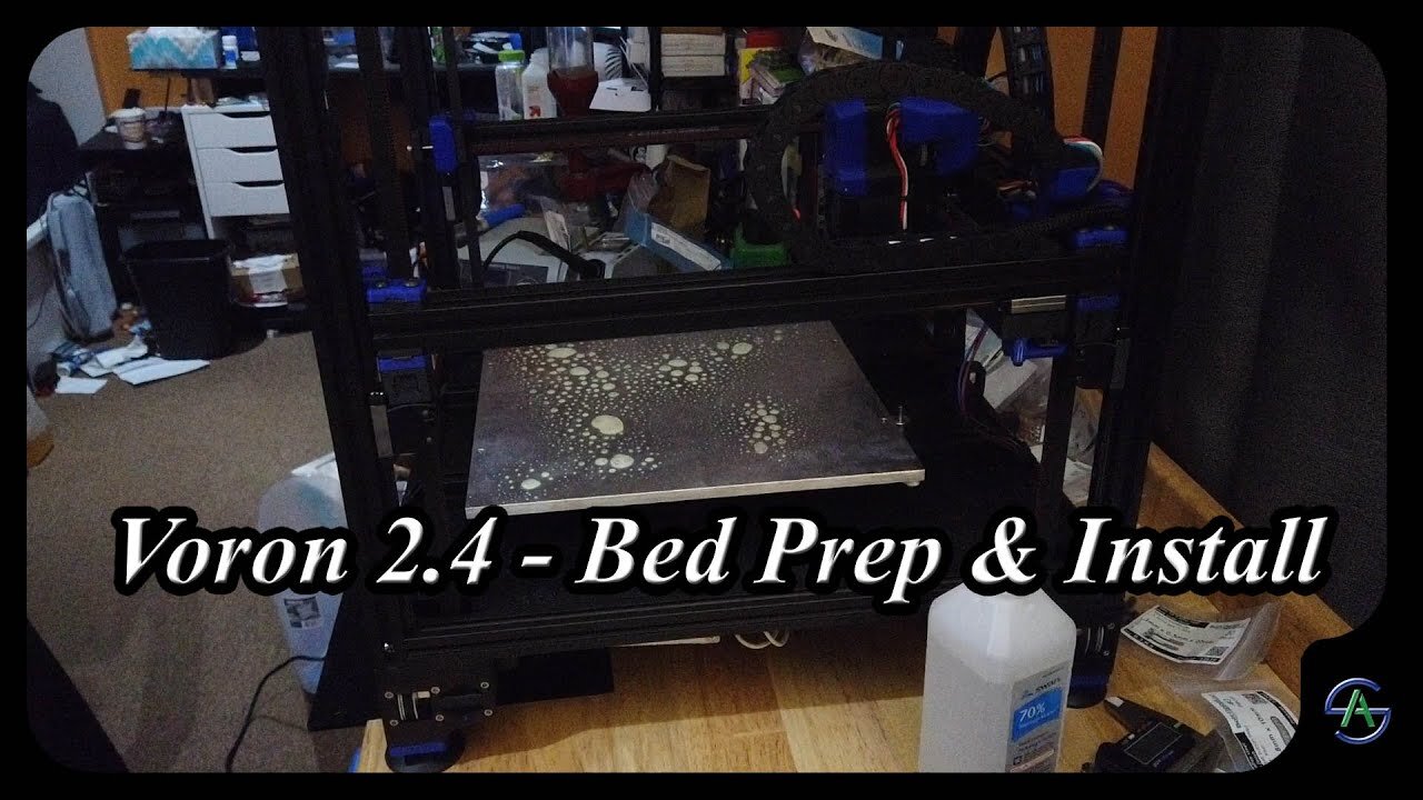 Voron 2.4 - E7 - Bed Prep & Install