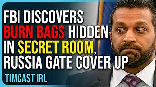 FBI Discovers BURN BAGS Hidden In SECRET ROOM, Russia Gate COVER UP