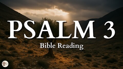 Psalm 3 NIV | Peaceful Bible Audio Reading for Stillness and Scripture Meditation