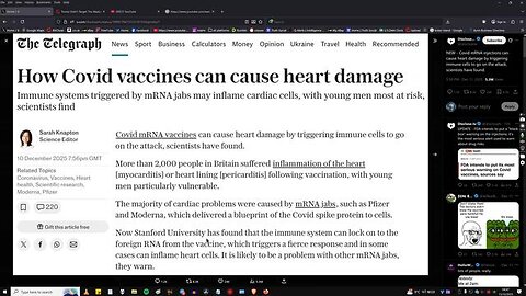 Heart Attacks from Vaccines all in the Mainstream