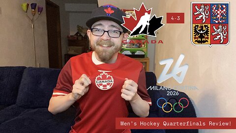 RSR8: Canada 4-3 Czechia Milano Cortina 2026 Olympics Men’s Hockey Quarterfinals Review!