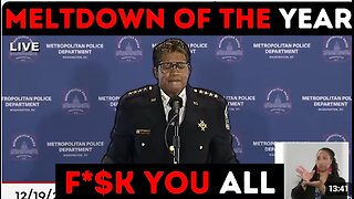 NOaDS 12.20.25 Watch DC’s Police Chief MELT DOWN During RESIGNATION
