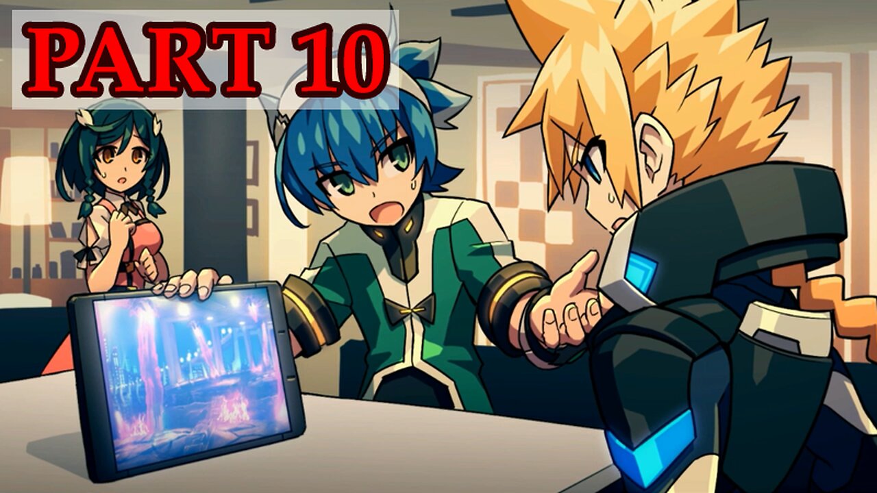 Let's Play - Azure Striker Gunvolt 2 (Trilogy Enhanced version) part 10