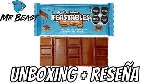 CHOCOLATE FEASTABLES CON MANTEQUILLA DE CACAHUATE - MR BEAST