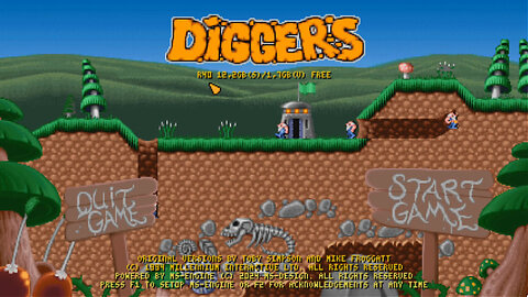 DIGGERS (Game from Amiga CD32 - 1200) for PC Mac Linux version R40