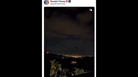 President Trump just posted the video