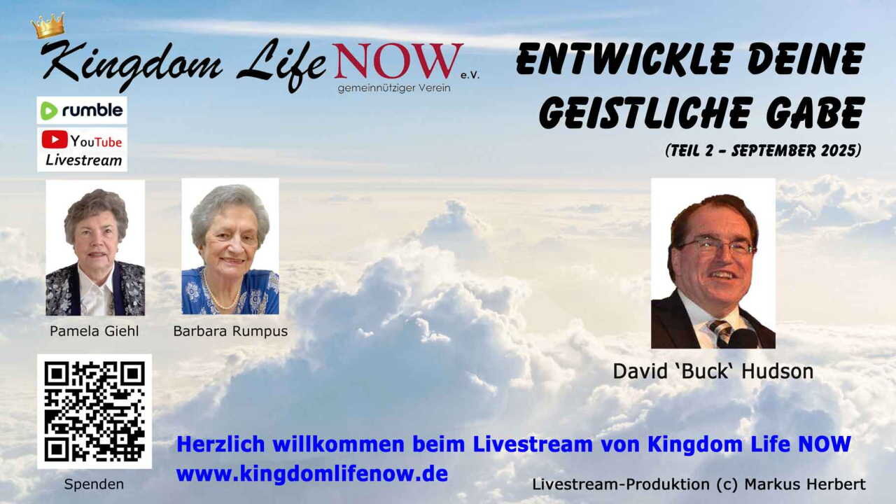 Entwickle deine geistliche Gabe: Teil 2 (David 'Buck' Hudson/Sept. 2025)