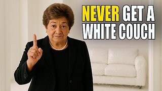 NEVER get a white couch.