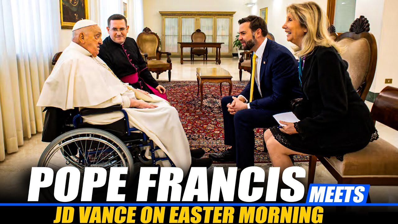 Pope Francis' Last Public Appearance on Easter Sunday | He Died after Meeting with US VP Vance