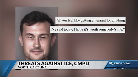 NC man accused of threatening ICE agents, CMPD officers