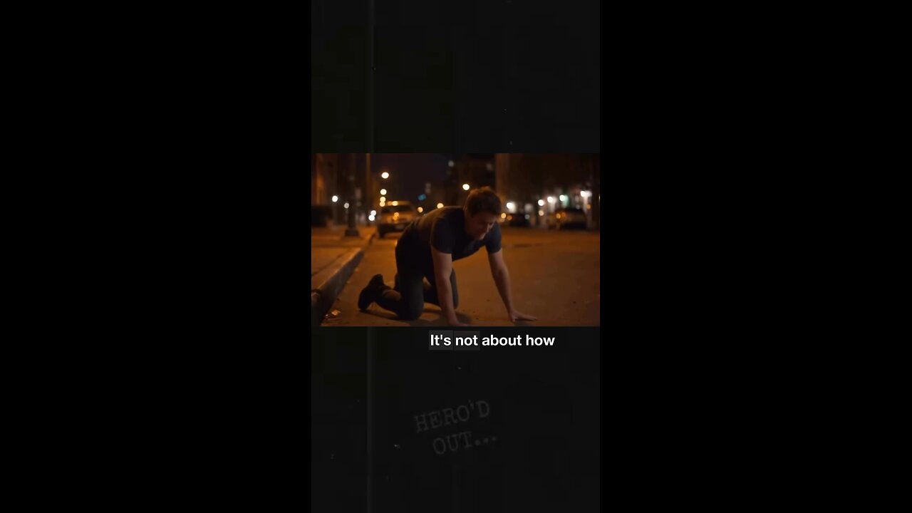 Get up when you’re down