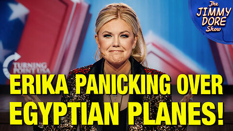 Erika Kirk JOKES About Egyptian Planes Following Her!