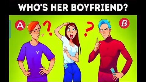 Who's Her Real Boyfriend? 💑🕵️‍♂️ Can You Spot the Clue?