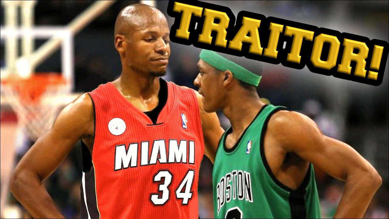 Rajon Rondo CLAPS BACK On Ray Allen Going To Miami HATERS Real Quick With THIS! The Room Got QUIET!