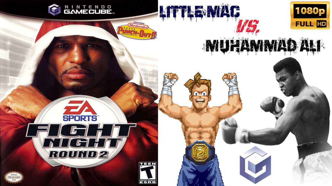 Fight Night Round 2 - Nintendo GameCube - Little Mac vs. Muhammad Ali