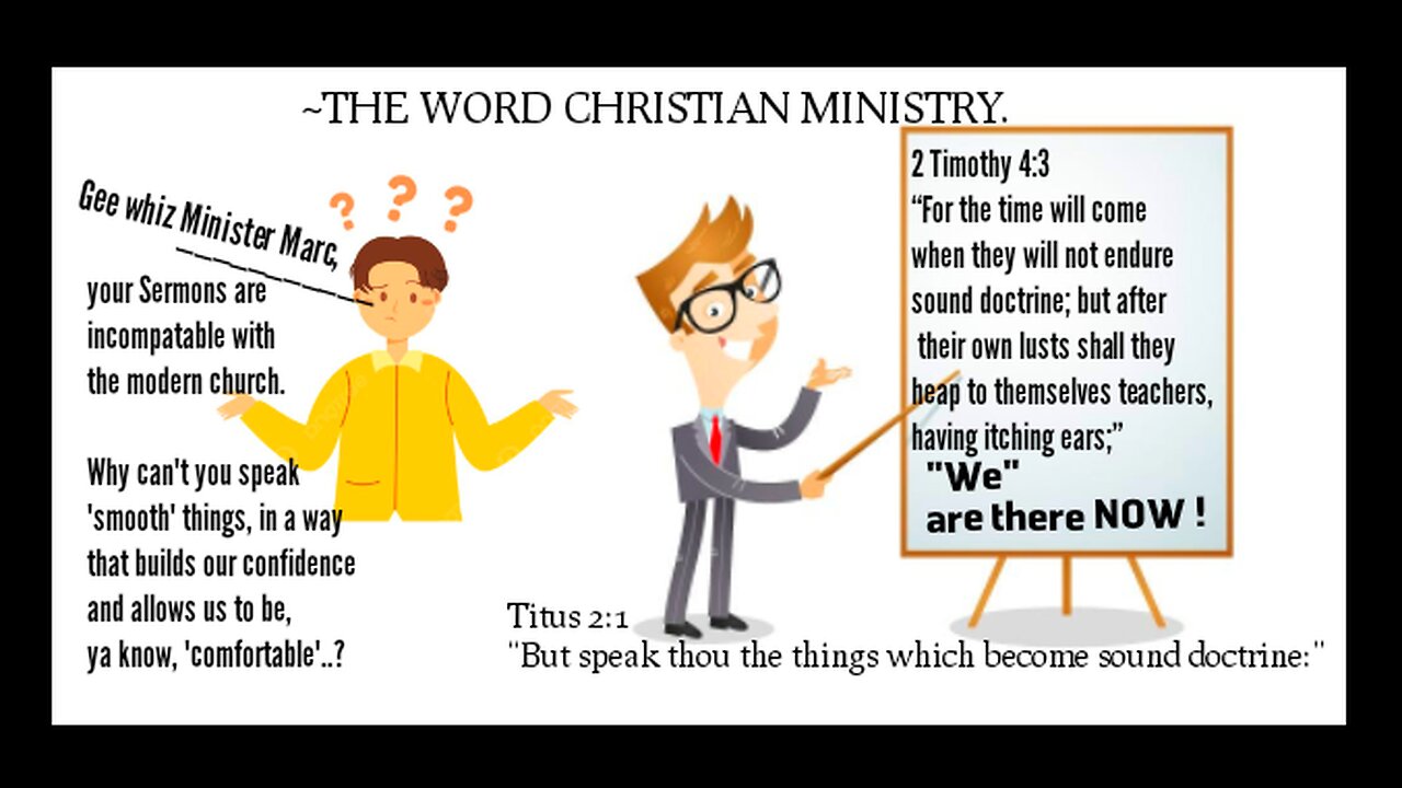 2 Timothy 4:3 and Titus 2:1 work hand in hand.