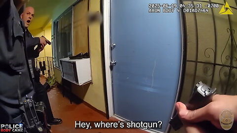LAPD Forces Entry on Armed Hispanic Male – Body Cam Footage
