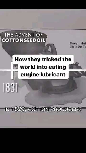 How They Tricked The World Into Eating Engine Lubricant