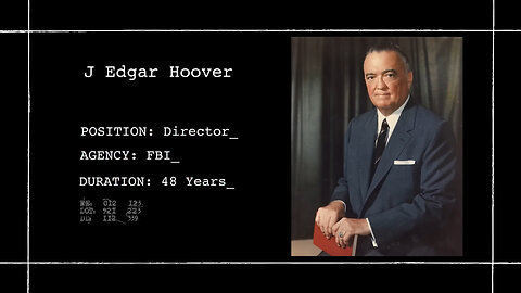 J Edgar Hoover: Addicted to Secrets (2024) | Full Documentary