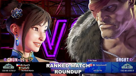 Kuya Kalbo SF6 Ranked Roundup. Chun Li Master Rank [Hori Fight Stick]