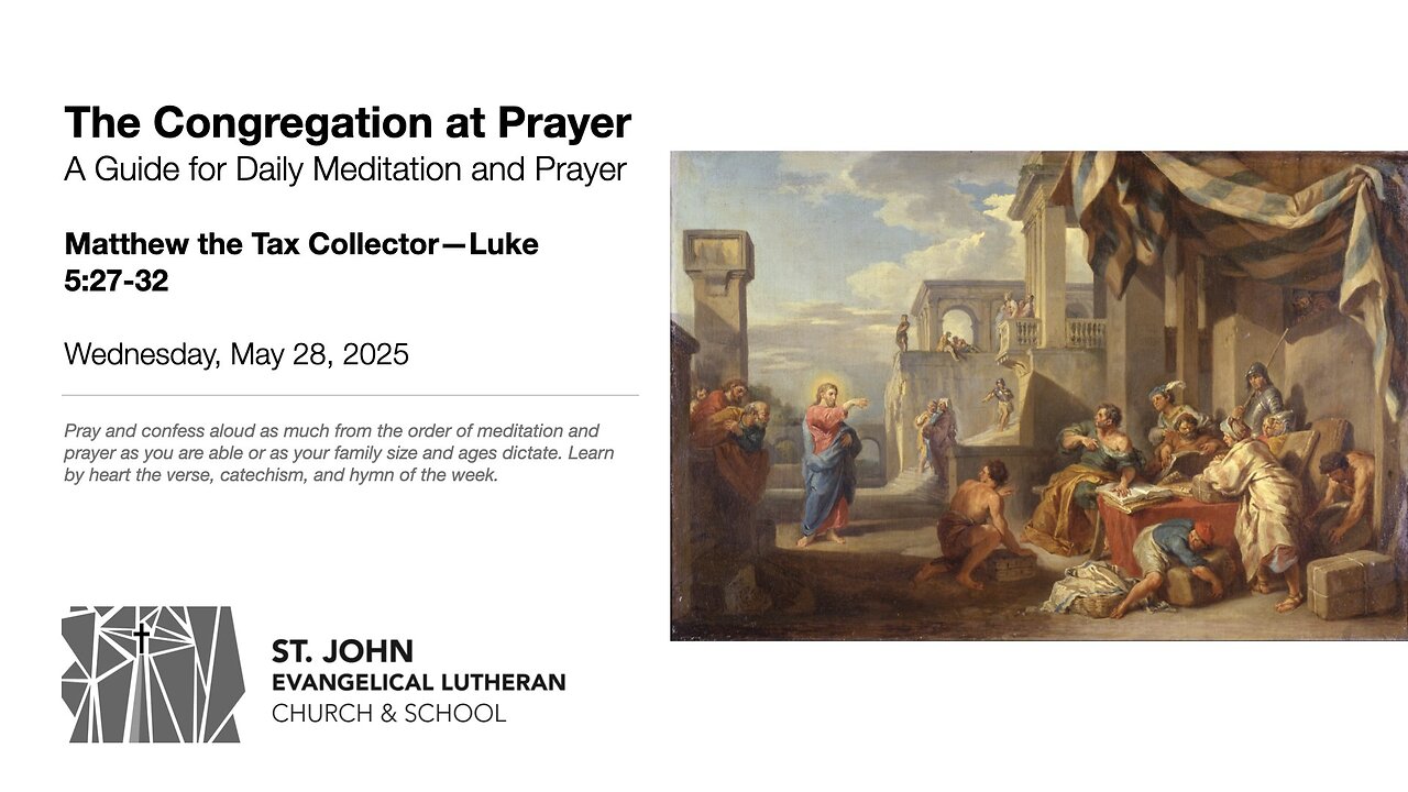 Matthew the Tax Collector—Luke 5:27-32