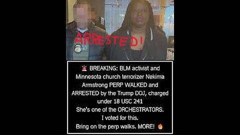 BLM Church Crasher ARRESTED...!