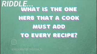 Cooking Riddle. What is... #Culinary #cookinghumor #riddles #foodlover #funnyshorts #dailydevotions