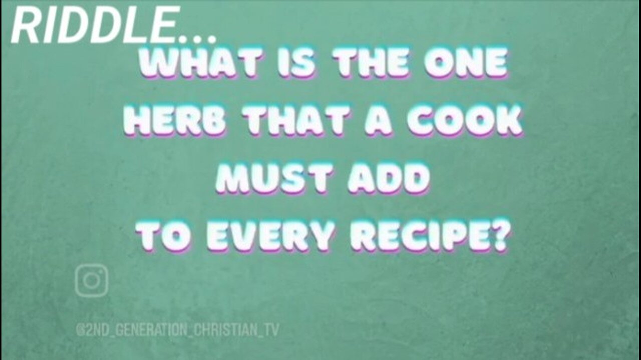 Cooking Riddle. What is... #Culinary #cookinghumor #riddles #foodlover #funnyshorts #dailydevotions