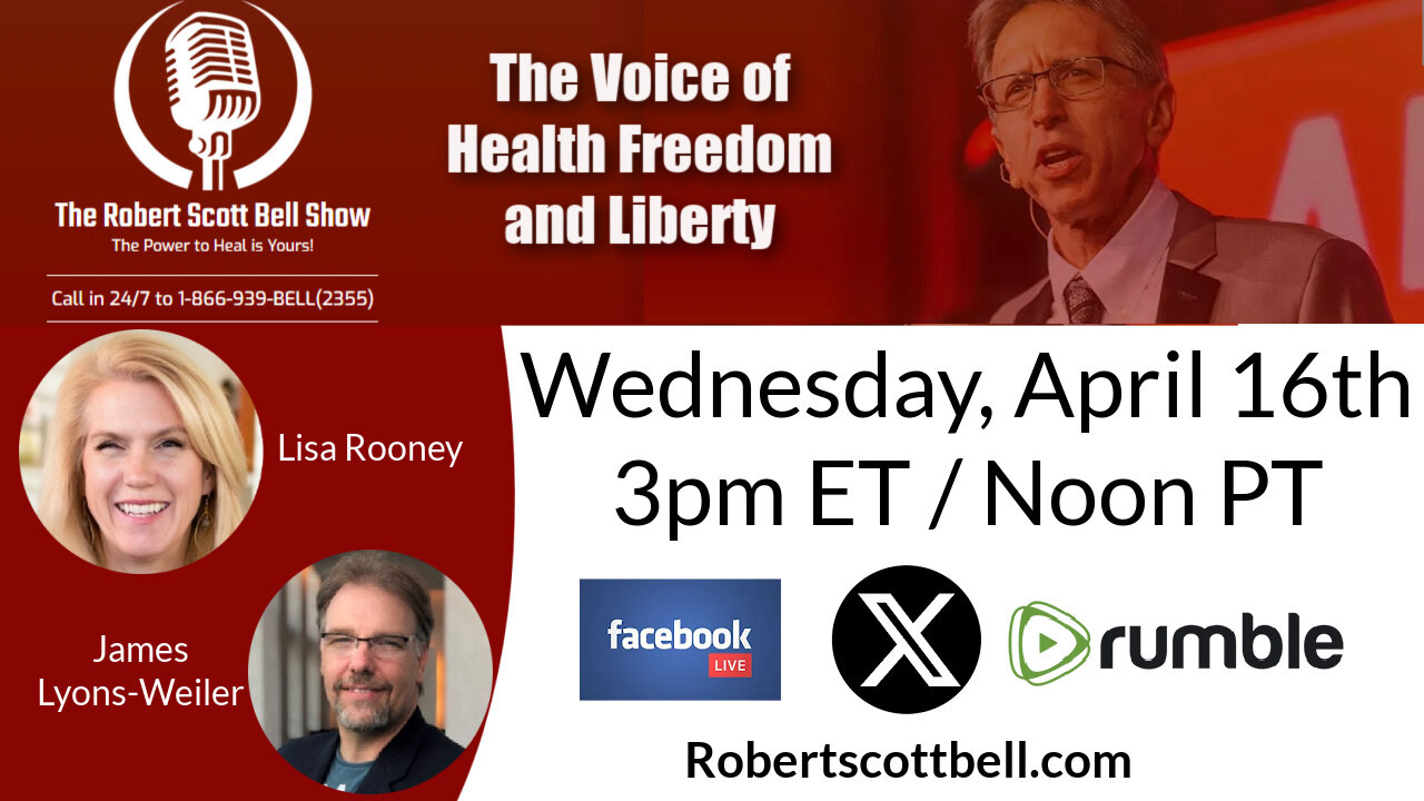 SSRI Suicide Risks, Lisa Rooney, Headache Remedies, James Lyons-Weiler, Autism Epidemic - The RSB Show 4-16-25