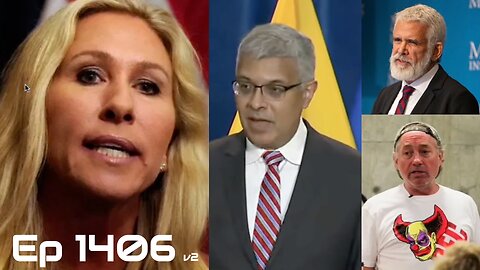 Marjorie Taylor Greene poison CrossFit Bhattacharya Robert Malone George Floyd Epstein lies 1406