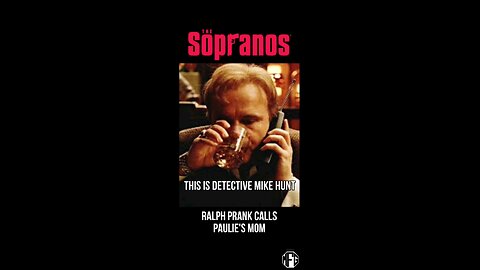 Sopranos Ralphie prank calls Paulie's mom
