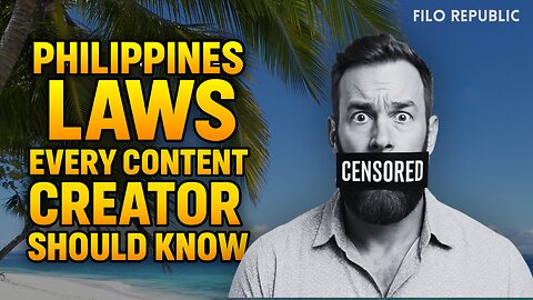 Social Media Laws in The Philippines Every Content Creator Should Know! Vitaly! Vlogger Jailed!