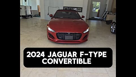 2024 Jaguar F-Type Convertible.
