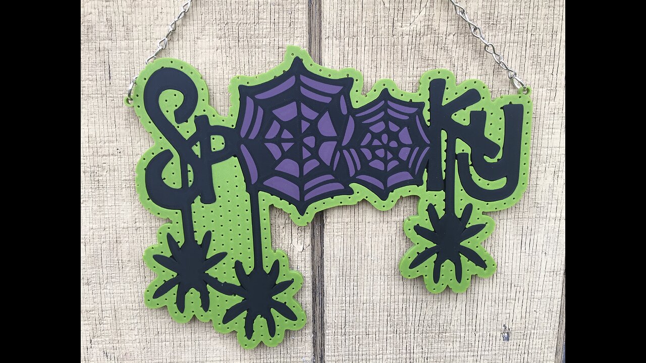 Spooky Spiders Sign
