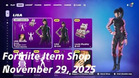 Fortnite Item Shop|November 29, 2025(*New* Bundles)