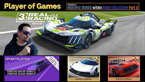 Player of Games: Real Racing 3 Update 13.5: Compete in MULTIPLE SERIES within ROAD COLLECTION Part 2