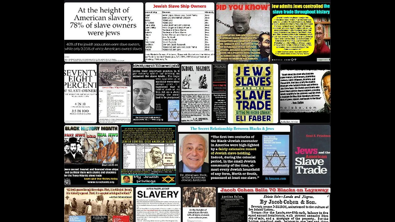 Dr.william pierce - jewish slave trade