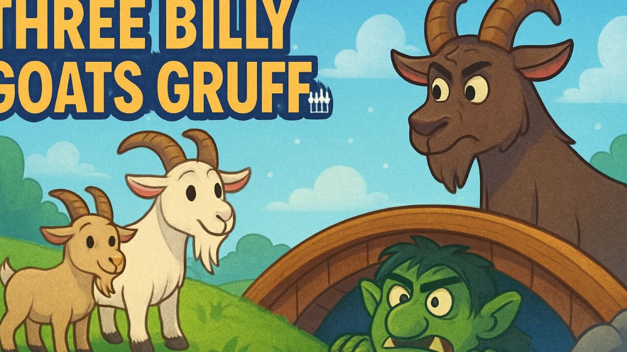 The Three Billy Goats Gruff _ Fairy Tales _ ToonTalesKids