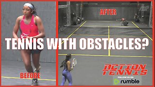 WHAT HAPPENS WHEN YOU PLAY TENNIS WITH OBSTACLES ON THE COURT?