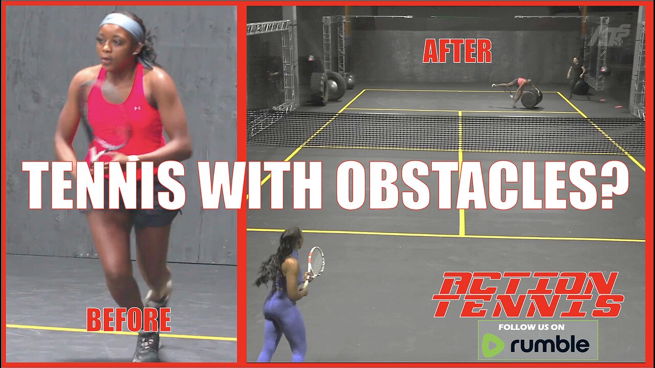 WHAT HAPPENS WHEN YOU PLAY TENNIS WITH OBSTACLES ON THE COURT?